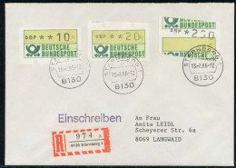 BRD ATM1-280 BRIEF EF STARNBERGER SPRINGER X7E43EA - Timbres De Distributeurs [ATM]