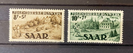 Saarland - 1949 - Michel Nr. 262/263 - Postfrisch - Ongebruikt