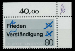 BRD 1984 Nr 1231 Postfrisch ECKE-ORE X823B9A - Unused Stamps