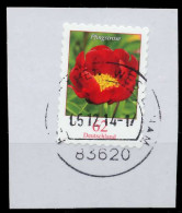 BRD DS BLUMEN Nr 3121II Zentrisch Gestempelt Briefstück X868BC2 - Usados