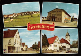 39104921 - Gerstetten Mit Sparkasse, Kirche Und Schulhaus Ungelaufen  Gute Erhaltung. - Goeppingen