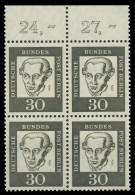 BERLIN DS BED. DEUT. Nr 206 Postfrisch VIERERBLOCK ORA X8F93D6 - Unused Stamps