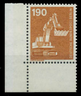 BERLIN DS INDUSTRIE U. TECHNIK Nr 670 Postfrisch ECKE-U X8F93DE - Unused Stamps