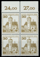 BERLIN DS BURGEN U. SCHLÖSSER Nr 534A Postfrisch VIERER X8F95CE - Unused Stamps