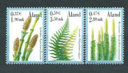 Aland Correo Yvert 187/9 Mnh ** Flora - Ålandinseln