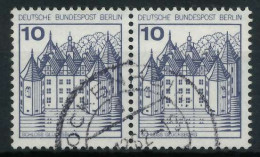 BERLIN DS BURGEN U. SCHLÖSSER Nr 532A Gestempelt WAAGR P X900F76 - Used Stamps