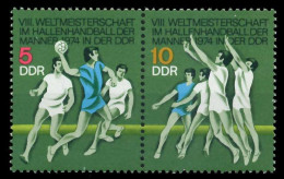 DDR ZUSAMMENDRUCK Nr WZd296 Postfrisch WAAGR PAAR X90ED3A - Zusammendrucke