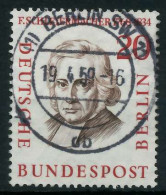 BERLIN 1957 Nr 167 Zentrisch Gestempelt X9203D6 - Gebruikt