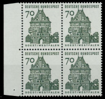 BRD DS BAUWERKE 1 Nr 460 Postfrisch VIERERBLOCK SRA X9207C6 - Unused Stamps