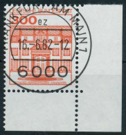BRD DS BURGEN U. SCHLÖSSER Nr 1143 Zentrisch Gestempelt ECKE X92710E - Used Stamps