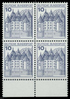 BRD DS BURGEN U. SCHLÖSSER Nr 913 Postfrisch VIERERBLOC X92BC9A - Unused Stamps