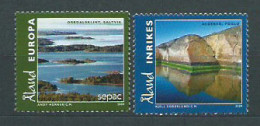 Aland Correo Yvert 315/6 Mnh ** Paisajes - Ålandinseln