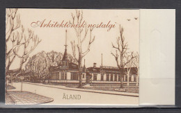 Aland Correo Yvert 362 Mnh ** Arquitectura Carnet - Ålandinseln