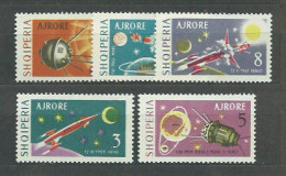 Albania Aereo Yvert 61/5 Mh * Astronomia - Albanien