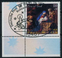 BRD 2001 Nr 2227 Zentrisch Gestempelt ECKE-ULI X93656E - Used Stamps