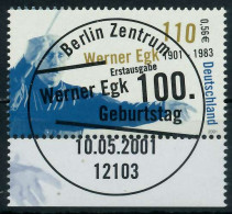 BRD 2001 Nr 2186 ESST Zentrisch Gestempelt URA X93669A - Gebraucht