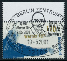 BRD 2001 Nr 2186 Zentrisch Gestempelt ORA X9366A2 - Used Stamps