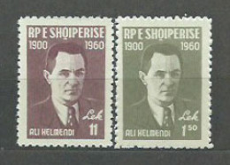 Albania Correo 1960 Yvert 539/40 Mnh ** Personajes - Albanien