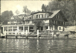 10555858 Oberhofen Thunersee Oberhofen Hotel Restaurant X 1956 Oberhofen Am Thun - Andere & Zonder Classificatie