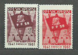 Albania Correo 1961 Yvert 560/1 Mnh ** - Albanien