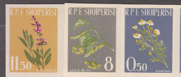 Albania Correo 1962 Yvert 573/5s Mnh ** Flora - Albanien