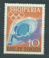 Albania Correo 1964 Yvert 698 Mh * Juegos Olimpicos - Albanie