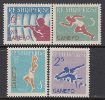 Albania Correo 1964 Yvert 663/6 * Mh Deoprtes - Albanië