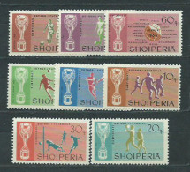 Albania Correo 1966 Yvert 895/902 Mng (*) Copa Del Mundo De Fútbol - Albania