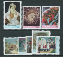 Albania Correo 1967 Yvert 1012/9 Mnh ** Pinturas - Albanien