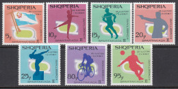 Albania Correo 1969 Yvert 1192/8 Mh * Deportes - Albanië