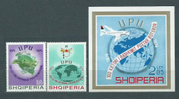 Albania Correo 1974 Yvert 1533/4+H.28 ** Mnh U.P.U - Albania