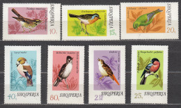 Albania Correo 1974 Yvert 1522/28 ** Mnh Fauna - Aves - Albanien