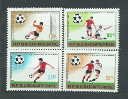 Albania Correo 1981 Yvert 1888/91 ** Mnh  Futbol - Albania