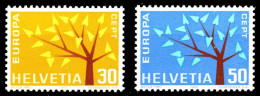 SCHWEIZ 1962 Nr 756-757 Postfrisch SA1DD56 - Neufs