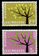 LUXEMBURG 1962 Nr 657-658 Postfrisch SA1DE32 - Unused Stamps