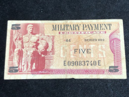 South Viet Nam MILITARY ,Banknotes Of Vietnam-P-M83 Schwan-931 5 Cents, Series 692(1970-1973)vf-1pcs Good Quality-rare - Viêt-Nam