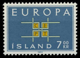 ISLAND 1963 Nr 374 Postfrisch SA3169A - Nuevos