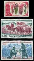 ANDORRA (FRANZ. POST) 1963 Nr 179-181 Postfrisch SB0ECEA - Unused Stamps