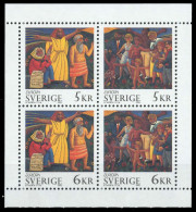 SCHWEDEN HEFTCHENBLATT Nr HB 229C Postfrisch X0A9C3E - Autres & Non Classés