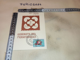 MX00456 FIRENZE 1975 TIMBRO ANNULLO XVII° GIORNATA DEL FRANCOBOLLO - 1971-80: Marcophilia