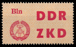 DDR DIENST LAUFKONTROLLZETTEL Nr 1 Postfrisch SC94942 - Otros & Sin Clasificación