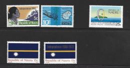 Nauru 1968 - 1973 The 4 Commemorative Sets MNH - Nauru