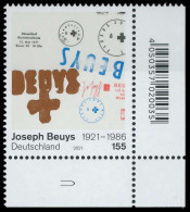 BRD BUND 2021 Nr 3610 Postfrisch ECKE-URE SE536FA - Unused Stamps