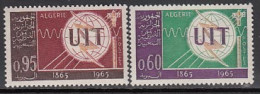 Argelia - Correo Yvert 409/10 ** Mnh  UIT - Algérie (1962-...)