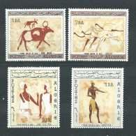 Argelia - Correo Yvert 414/7 ** Mnh  Pinturas Rupestres - Algérie (1962-...)