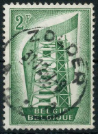 BELGIEN 1956 Nr 1043 Zentrisch Gestempelt X59FD96 - Used Stamps