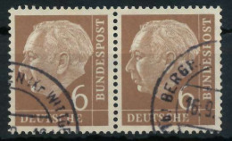 BRD BUND DS HEUSS 1 Nr 180xv Gestempelt WAAGR PAAR X69B842 - Used Stamps
