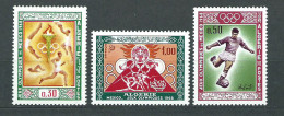 Argelia - Correo Yvert 474/6 ** Mnh  Olimpiadas De Méjico - Algérie (1962-...)