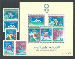 Argelia - Correo Yvert 617/21+Hb 1A/B ** Mnh  Deportes - Algeria (1962-...)