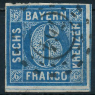 BAYERN MÜHLRADSTEMPEL AUF Nr 10 OMR 764 Zentrisch Gestempelt X719576 - Used